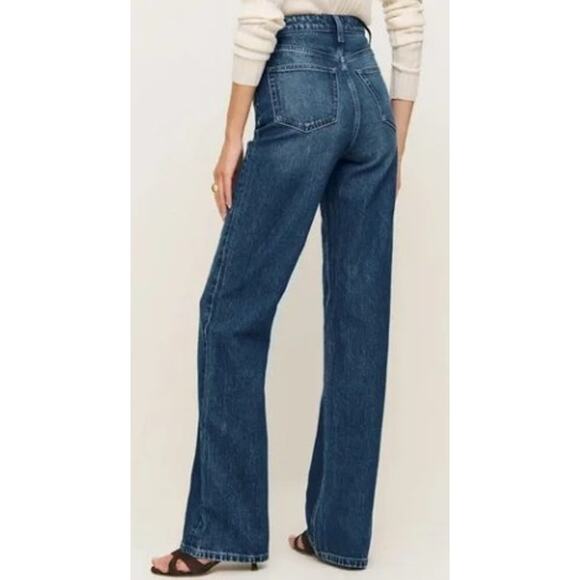 Reformation Wilder High Rise Wide Leg Jeans Women's Sz. 23 (US 00) - Picture 2 of 9